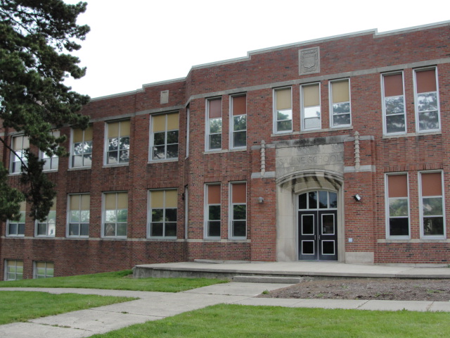Commercial building requiring code compliance inspection